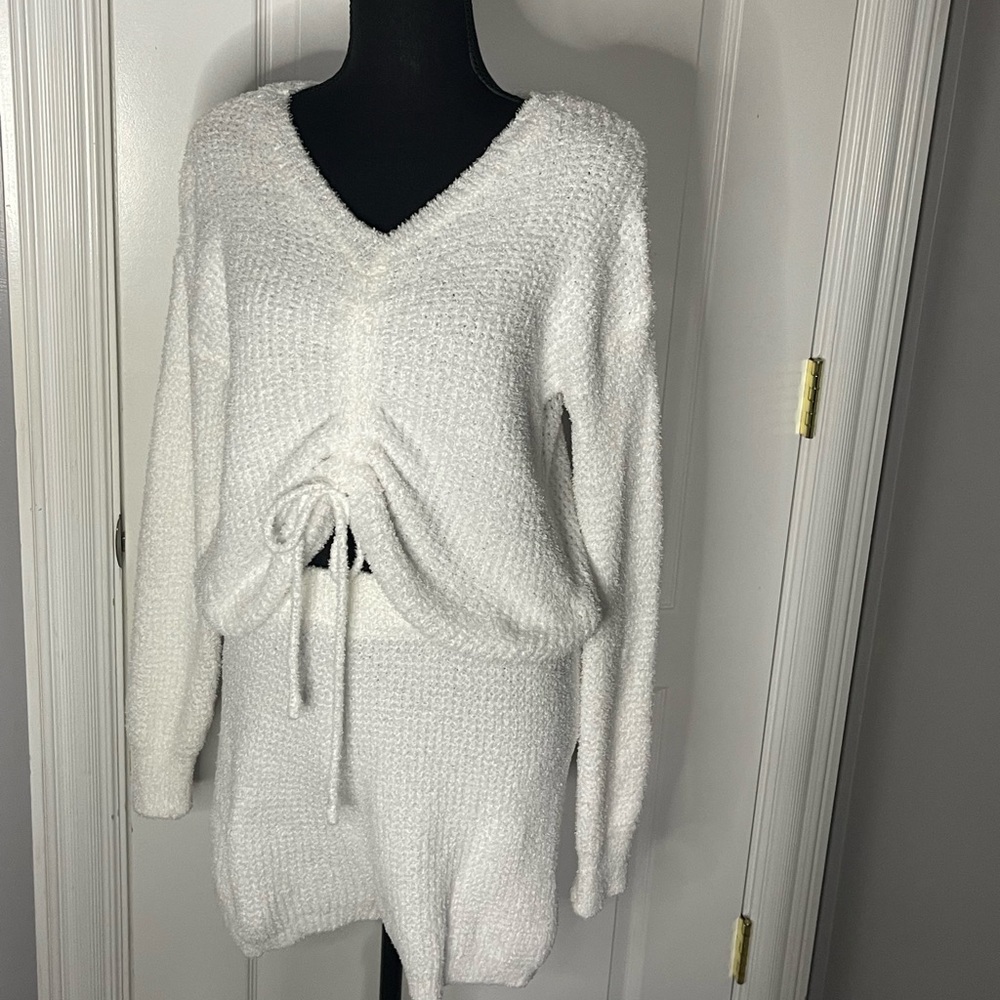 Sincerely Jules cropped top short set, size medium